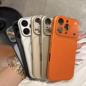 Phone Case For I Phone 17 Air 16 15 14 13 Pro Max Magnetic Wireless Charge Armor Cover