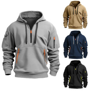 Unisex Dropped Shoulder Hooded Sweatshirt